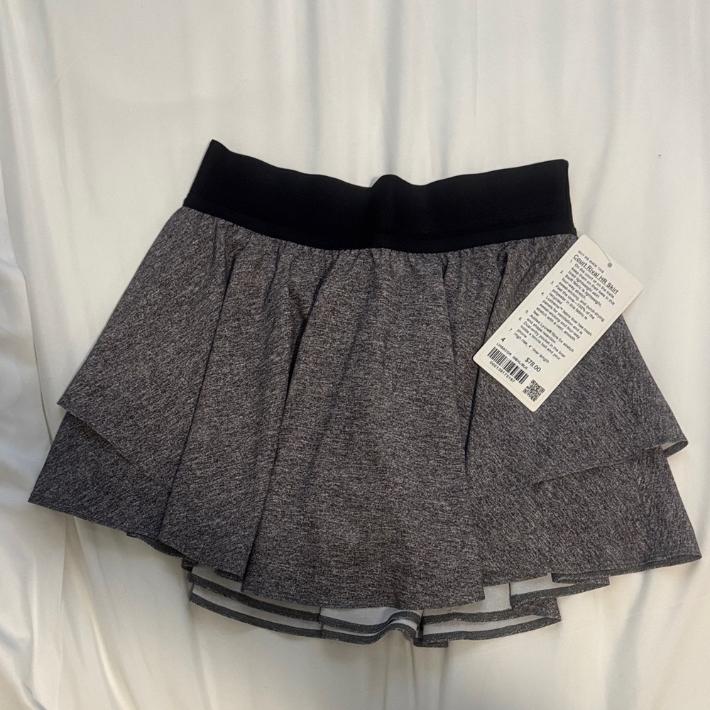 lululemon court rival HR skirt